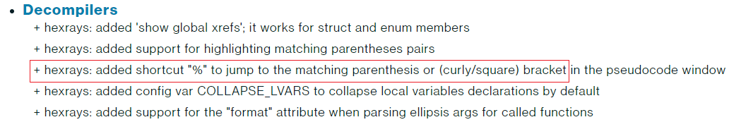 Igor’s tip of the week #112: Matching braces – Hex Rays