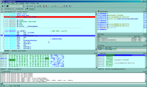 debugger interface example