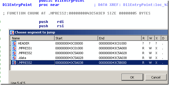 Unpacking mpress’ed PE+ DLLs with the Bochs plugin – Hex Rays