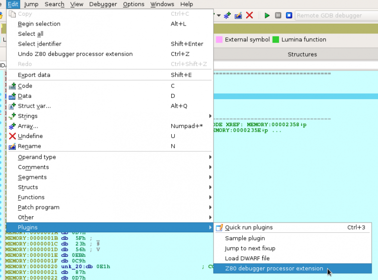 Extending IDA processor modules for GDB debugging – Hex Rays