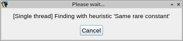 Diaphora running heuristics