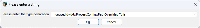 [Please enter the type declaration]
__unused dyld4::ProcessConfig::PathOverrides *this
